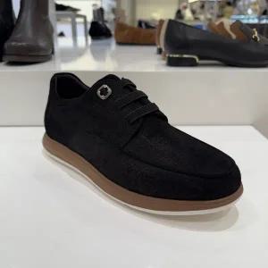 [탠디]남성화 캐주얼 밴드끈 보트슈즈 Q19155 BLACK 굽3Cm_s