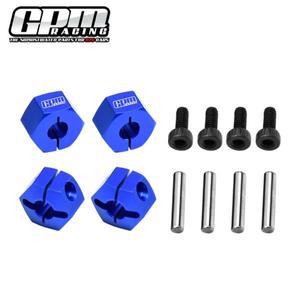 GPM 금속 7075 합금 프론트 리어 12mm 육각 휠 허브 3654 TRAXXAS 미니 Maxx 몬스터 트럭 107154-1 RC 자동