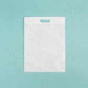 부직포 기프트백 컬러 10p 가방 화이트 25x35cm 부직
