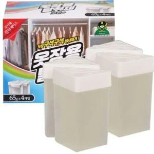 고품질 옷장용 탈취제 (65g x 4개입)_코튼향 (WFK536K)