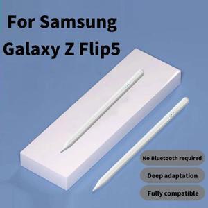 삼성 갤럭시 Z Flip5 연필 용량 성 펜 스크린 스타일러스 연결 낙서 클립핑 쓰기