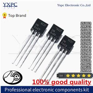 10pcs 2N3819 2N4125 2N5060 2N5457 2N5458 2N5459 2N5460 2N5484 2N5485 2N5486 2N5609 2N5771 2N6027 2N6517 2N7000 TO 92
