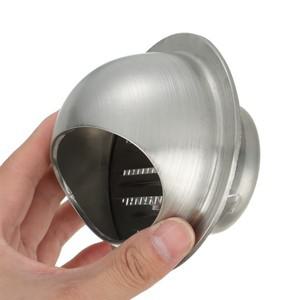 스테인레스 스틸 외부 벽 에어 벤트 방수 캡 덕트 환기 그릴 배출구 커버 70mm 100mm 150mm