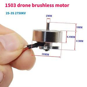모터 2750KV 2S 브러시리스 미니 모델 1503 드론 비행기 3S
