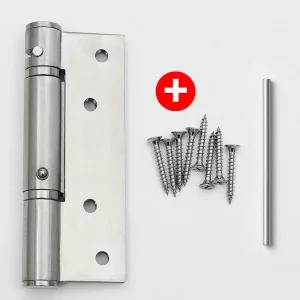 3가지 스프링 자동 이지 경첩 정첩 댐퍼 흰지 방문 스텐 82x125mm
