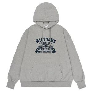 [폴앤폴]westown 오버핏 남여공용 후드티 5컬러