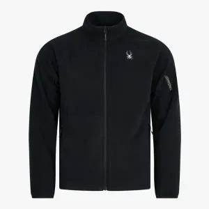 스파이더 남성 마이크로 플리스 집업 B1 SPKWCNFT306M BLK CGR