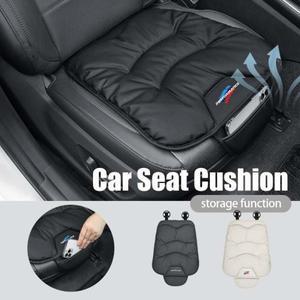 BMW 5 시리즈 G30 G31 G32 G38 2021 E46 E91 용 수납 가방 포함 유니버셜 카시트 가죽 컴포트 쿠션