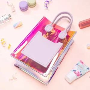 홀로그램 소형 가방 휴대용 PVC 데일리백 스타일리시 PVC백 투명비치백 홀로그램가방