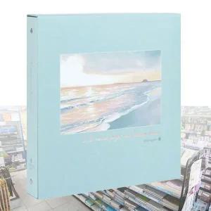 [셀러에이드]사진앨범 바인더 27000 4R 접착앨범 20매 바다풍경 커플 친구 아기