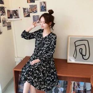 [하프클럽/]민소매 신상 30성 임산부 편한원피스 매력적인 슬림