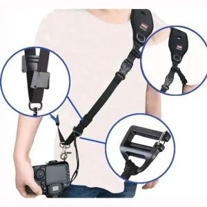 고품질 카메라 스트랩 스트렙 하네스 SLR DSLR 스냅사진 퀵샷 (WA58FAC)