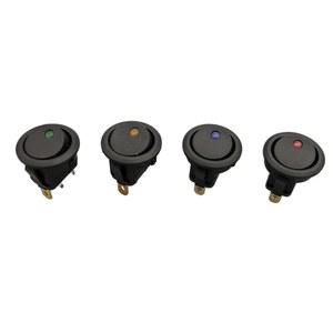 LED 도트 라이트 스위치 220V SPST 12V OFF 로커 방수 ON 자동차 보트 라운드 20A