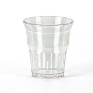 투명플라스틱컵 식당컵 나팔형 플라스틱식당컵 250mL투명컵 물컵 플라스틱컵 안깨지는컵