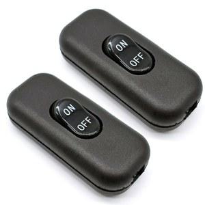 라인 코드 기기 6A 스위치 버튼 로커 ON 스위치의 250V 램프 2PCS OFF 인라인