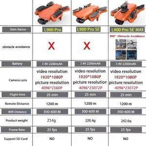 코딩완구L900 Pro SE MAX 4K 드론 장난감 GPS 듀얼 HD 카메라 5G WIFI 360 °   장애물 회피 브러시리스 모
