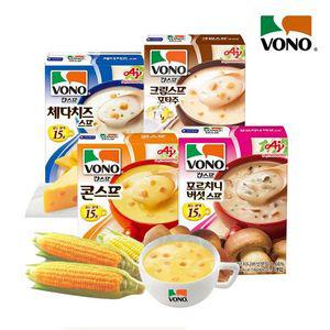 [NS홈쇼핑]보노 VONO 스프 4종 콘치즈+포르치니+체다+크림스프 (총60봉)..[34911081]
