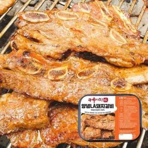 고품질 Ksr 양념 돼지LA갈비 간장불고기 수제 LA갈비 구이용 Kg (WFJLIOL)