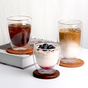 인블룸 홈카페 이중유리컵 250ml/350ml/450ml