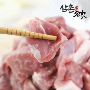 부드러운 육즙의 우리한돈 뒷다리살(찌개용)1kg(500gx2팩)