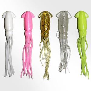 FishingLure 오징어웜 10개입 야광 루어낚시웜 참돔 갈치 선상 미끼 채비