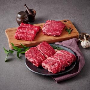도축장직영 1+등급 한우 양지살(덩어리)  500g