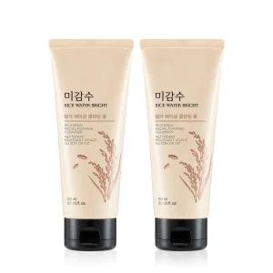 [2ea] 더페이스샵 미감수 브라이트 쌀겨 스크럽 클렌징 폼 150ml