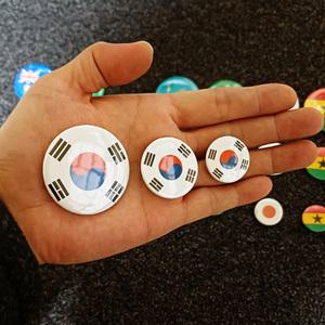 세계국기 핀버튼 뱃지 냉장고자석 25mm 32mm 44mm 유럽 영국 프랑스 스위스 이탈리아 헝가리 포르투갈