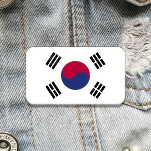 태극기 뱃지 해외 여행 배낭 빼찌 아크릴 배찌 백팩 대한민국 가방 1+1+1