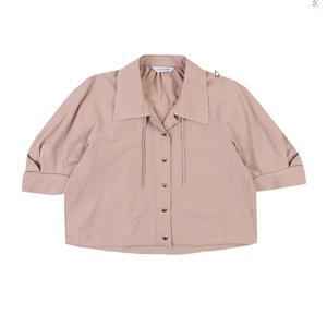 [코데즈컴바인](신세계 사우스시티) 소매볼륨 오픈카라 블라우스 (CJB-BL507W4)