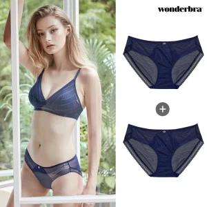 [Wonderbra]  에센셜 브라렛 네이비 팬티 2종 WBWPT1N76_2