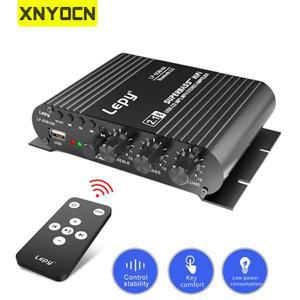 Xnyocn LP-838 미니 오디오 하이파이 블루투스 호환 파워 클래스 D 앰프 Tpa3116 디지털 앰프 50W  2 홈 오