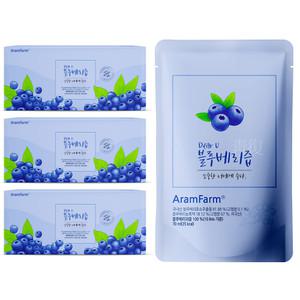 DearU 국내산 블루베리즙 70ml 90팩 블루베리음료