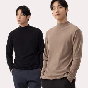 [에버라스트] 기모 남자 목티 5종세트 목폴라티 모크넥