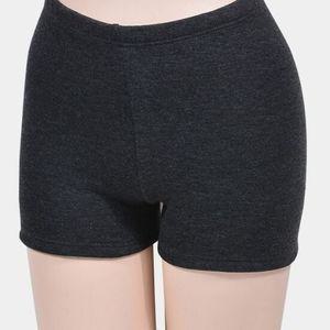 따뜻한 밍크 기모 3부 여성 겨울 속바지
