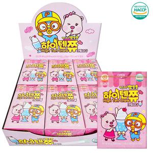 뽀로로 하이텐쮸 크림소다 50g x 12개 / 어린이 키즈 비타민 츄잉정 영양간식 츄잉캔디 비타민C 300mg 함유