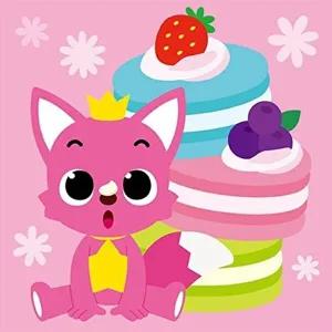 [셀러허브 패션][JHQRNG5B_4B]DIY 사진액자 그리기 핑크퐁 스위트 20X20