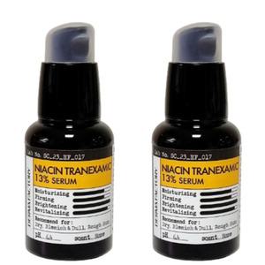 더마팩토리 나이아신 트라넥삼산 13% 세럼 30ml x 2개 기미 미백 잡티케어 피부톤개선