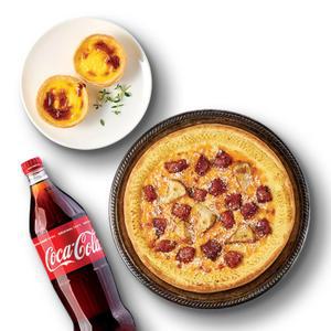 [굽네치킨] 바비큐시카고피자+에그타르트+콜라1.25L