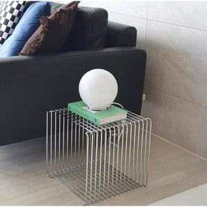 철제 수납장 큐브 블랙 25X25X25 와이어 침대 철제가구 모듈 선반 3단