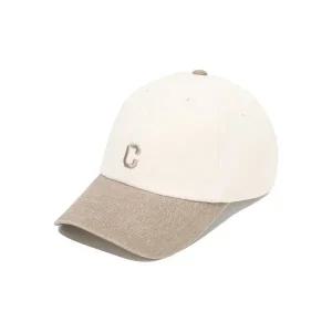 커버낫 COVERNAT 스탠다드 핏 스몰 C 로고 피그먼트 볼캡 베이지 CO2506CA52BE 338247
