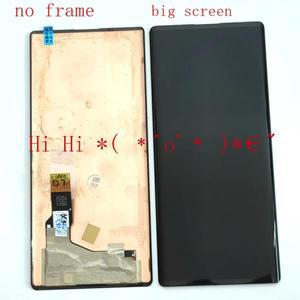 XX. Lg 윙 5g Lcd 스크린 디스플레이 터치 유리 디지타이저 프레임 교체 LMF100N 용 기존 P-Oled