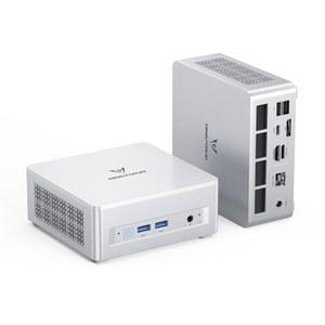 EaJ 미니포럼 UM880 플러스 미니 PC AMD Ryzen 7 8845HS 8C/16T 최대 5 1GHz 32GB DDR5 1TB PCIe4 0 SSD HD DP USB4 트리플 출력 OCuLink 포트 2 5G LAN 5배 USB Radeon 780M 그래픽 컴퓨터