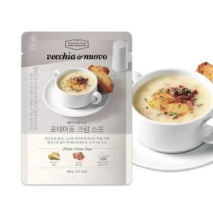 베키아에누보 스프 총 8팩 (포테이토크림 4팩, 머쉬룸크림 4팩)