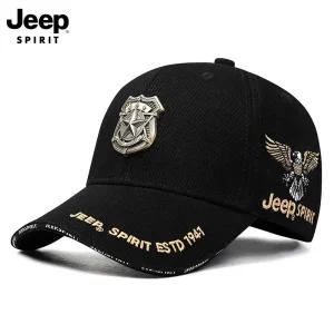 Jeep spirit 모자남 야구 모자 한판 캐주얼 패션으로 가림방어크모 쿠페크모 쿠페크모터쇼+행운의 팔찌 1개 