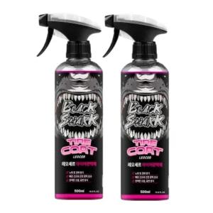 블랙샤크 자동차 타이어 코팅 광택제 500ML 2개