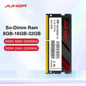 JUHOR 노트북 램 DDR5 8GB 16GB 4800MHz 5600MHz DDR4 32GB 2666MHz 3200MHz Sodimm 메모리