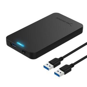 [미국배송] SABRENT 2.5인치 SATA-USB 3.0 툴 프리 외장 하드 드라이브 인클로저 [SSD에 최적화 UASP SATA III 지원] 블랙(EC-UASP)