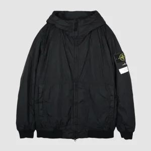 스톤아일랜드 25FW 크링클랩스 가먼트다이드 와펜 퀼티드 패딩 블랙 K2S15 4100013 S0A23 V0029
