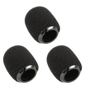 Shure Beta98HC MX412 418 악기 구즈넥 마이크 용 3 개 플라스틱 스냅 폼 커버 윈드 스크린 스폰지